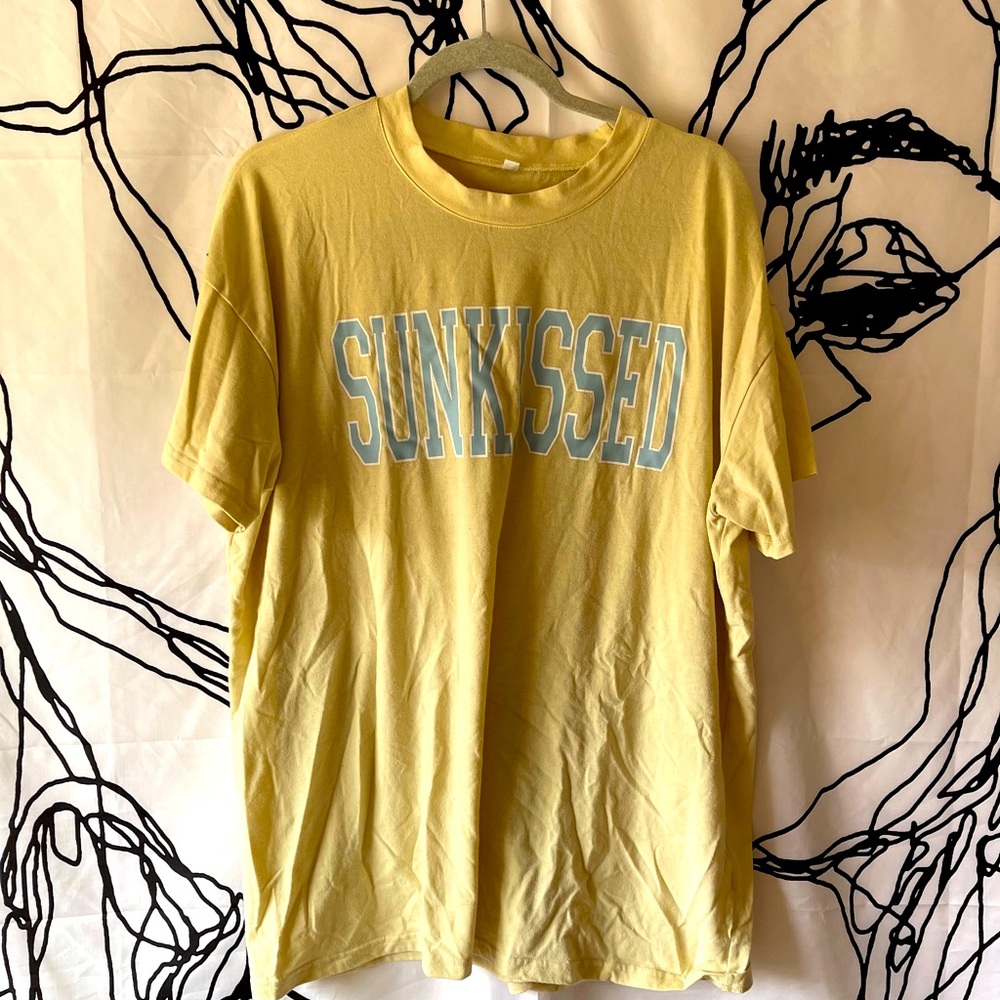 Yellow Sunkissed Oversized Shirt